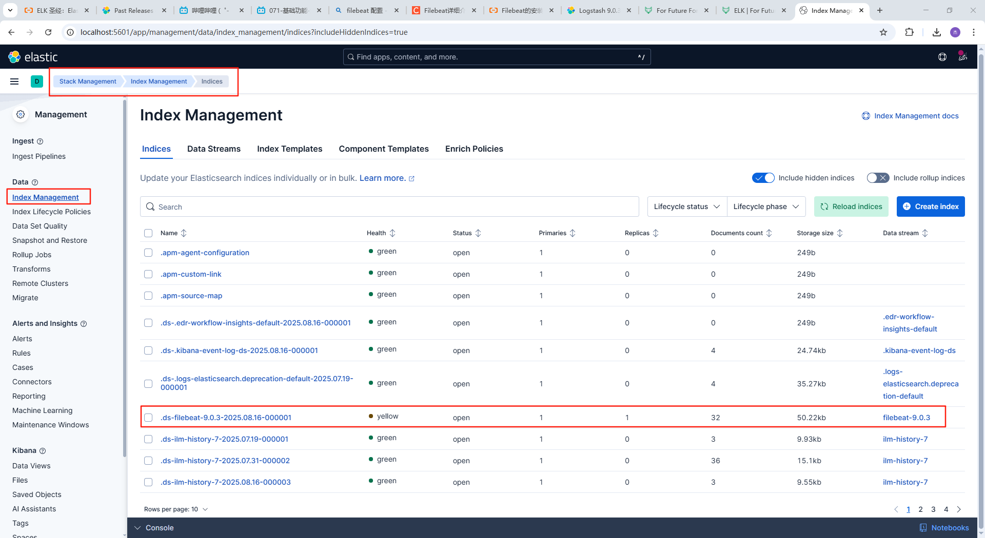FileBeat实现日志采集